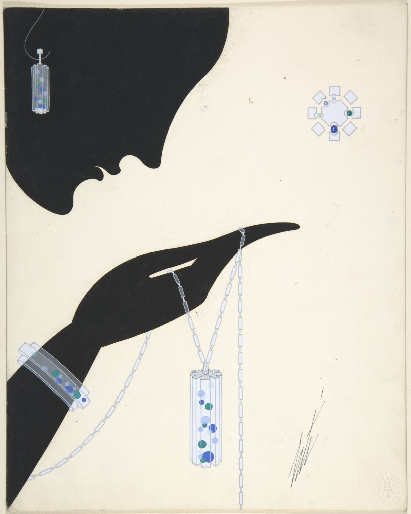 Design for a Crystal Pendant Brooch